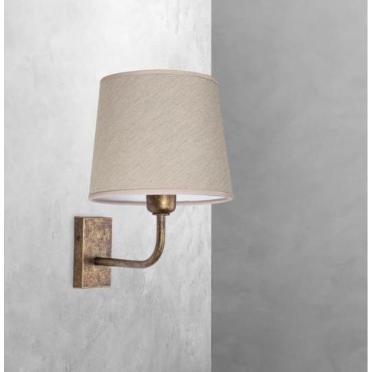 klasszikus rez mediterran fali lampa falikar textil buraval videki hangulatu country kastely villa nappali haloszoba agy vilagitas elegans luxus lameridiana szurke lampak budapest lampabolt.jpg